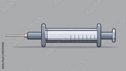 Medical Syringe Illustration
