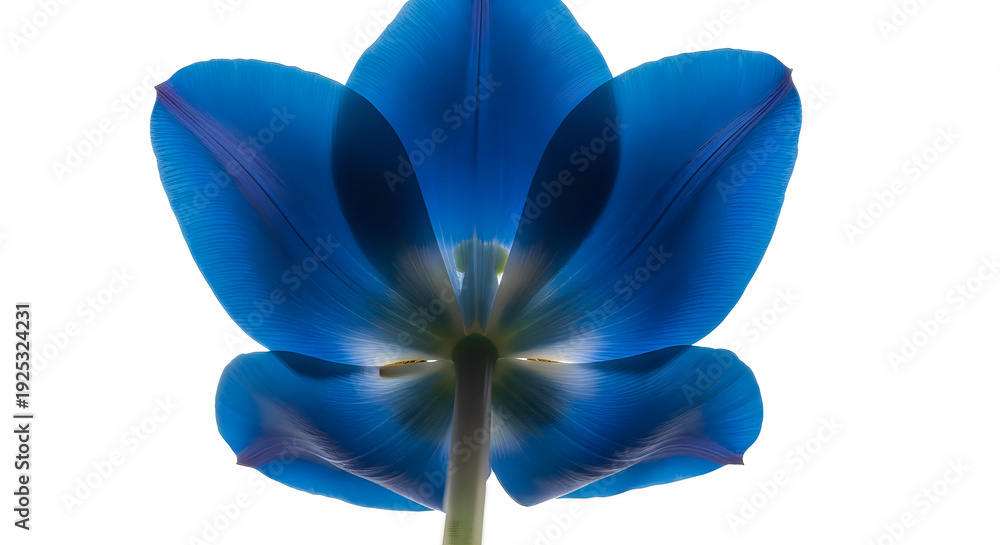 custom made wallpaper toronto digitalA close-up view of a vibrant blue flower with delicate petals and a striking center