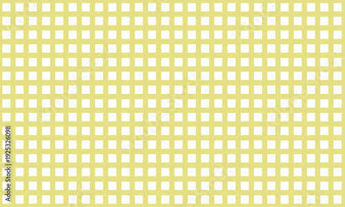 A bright, evenly lit, seamless grid of white squares on a pale yellow background, creating a clean, modern, orderly design.