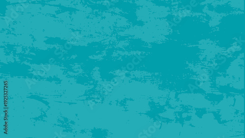 A turquoise grunge texture. A spotted background in bright turquoise colors.