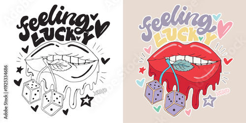 Love core. Hand drawn doodle lettering quote. Lettering for t-shirt design, mug print, bag print, clothes fashion. 100% hand drawn vector image.