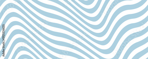 Seamless Wave Pattern, Hand drawn water sea vector background. Wavy beach print, curly grunge paint lines,