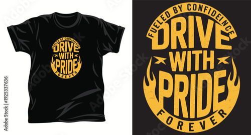 Truck Driver graphic vector T shirt design print