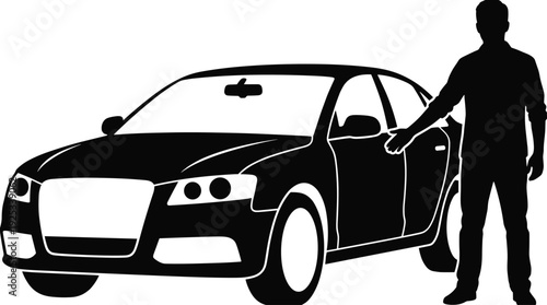 Flat vector illustration of a campfire with burning wooden logs, a roasting spit with a manual crank, and glowing fire flames.