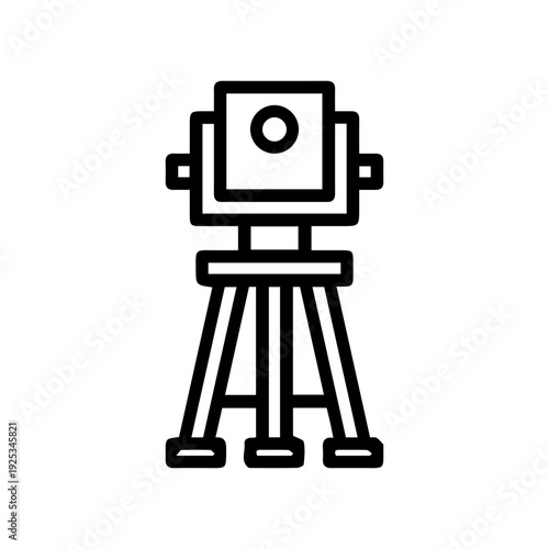 Retro Camera on Tripod