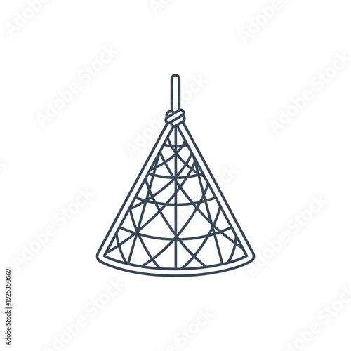 A serene high-angle shot captures a minimalist modern living room featuring a plush grey sofa and wooden accents bathed in soft natural morning light