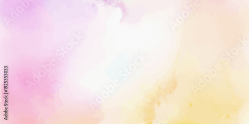 Soft Pink and Yellow Orange Watercolor Background Abstract Texture