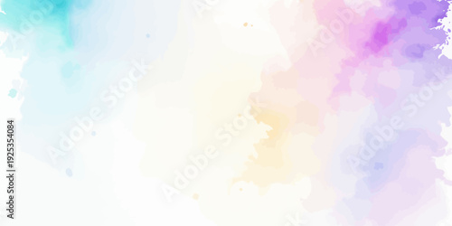 Soft Pastel Watercolor Gradient Background