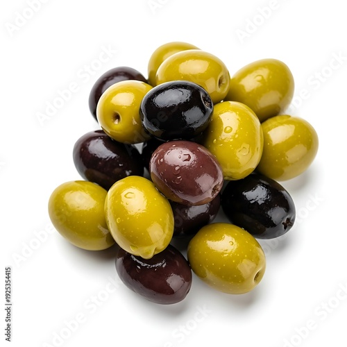 Wallpaper Mural Assorted Green and Black Olives Pile. Torontodigital.ca