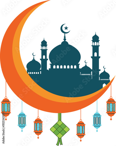 Islamic Festival and Calendar Bundle with Ramadan Countdowns Hajj Kaaba Icons Muharram New Year Banners and Eid al-Adha Qurbani Sacrifice Animals