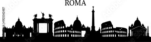 Silhouette of barbed wire and wooden stake on the ground. trench war elements vector background.
