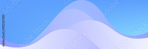 Minimal pastel wave composition with light violet and sky blue tones. suit for bussines, banners