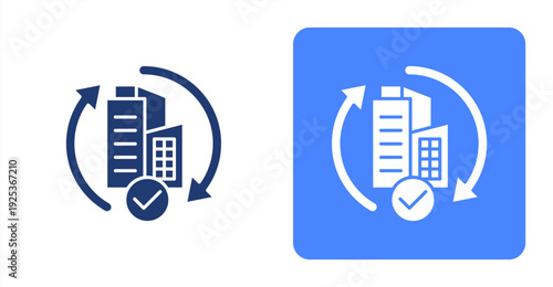 Recovery Tracking icon, with contrast background.