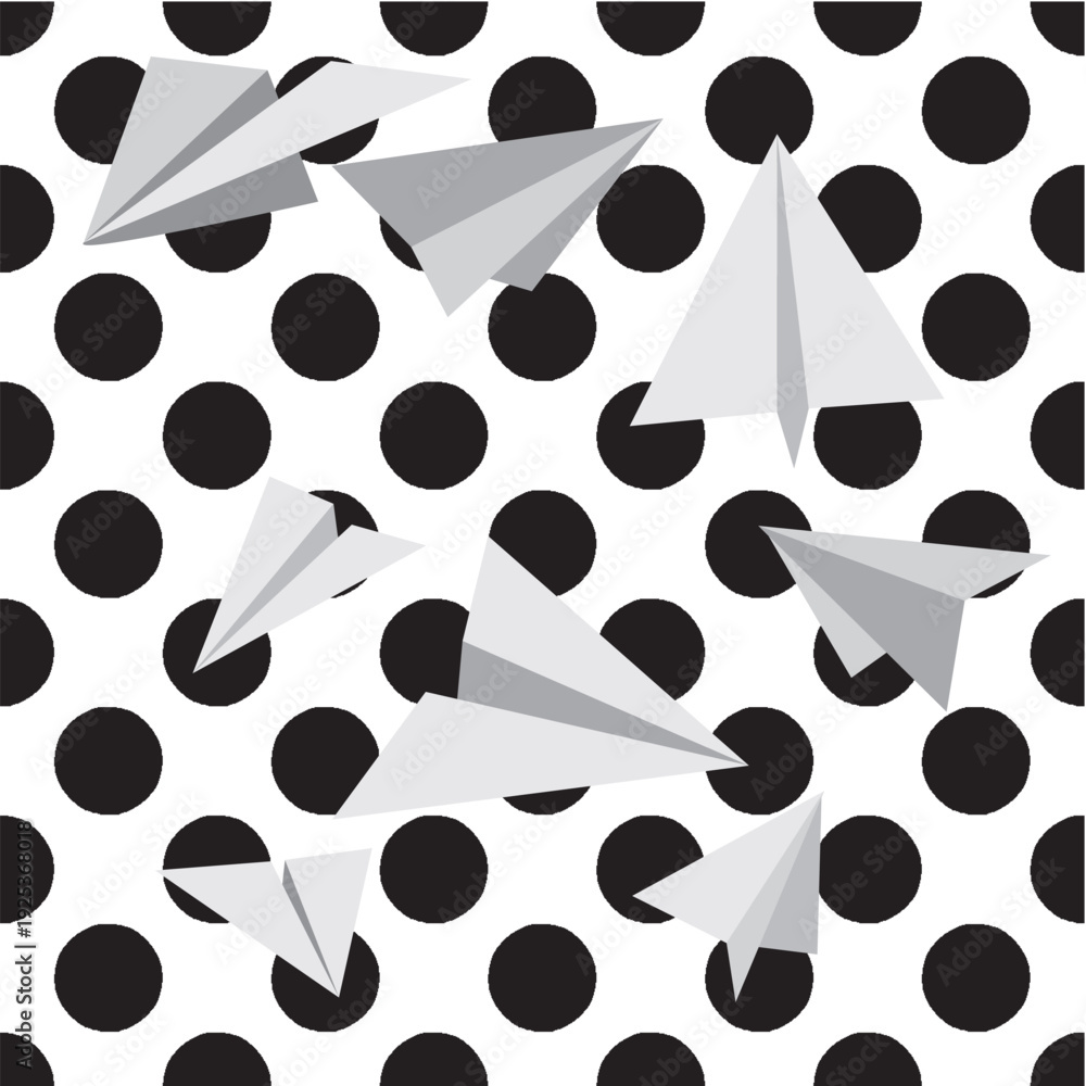Fototapeta premium paper airplane.eps