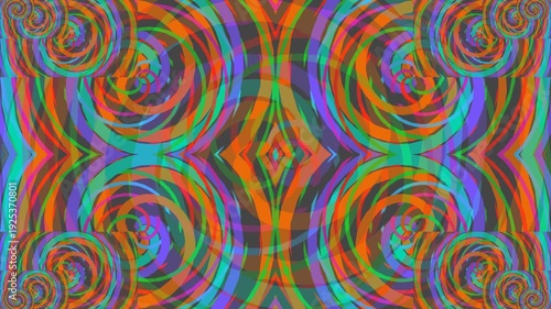 Hypnotic Spiral Motion Background 4K – Psychedelic Abstract Loop
