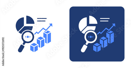 Market Overview icon, with contrast background.