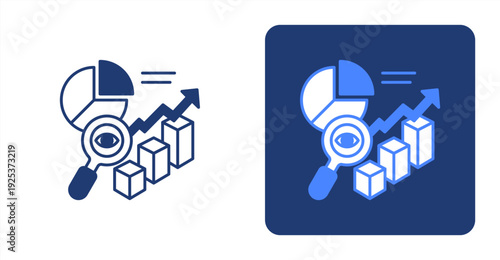 Market Overview icon, with contrast background.