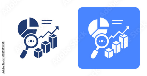 Market Overview icon, with contrast background.