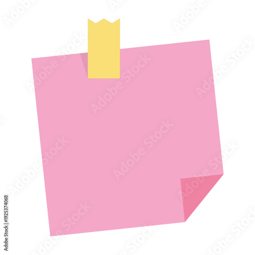 A blank note paper with a metal push pin on a cork board serves as an empty office memo or sticky reminder for a business message or list