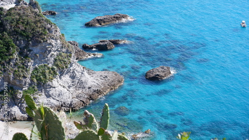 The beautiful coastline of Capo Vaticano, Calabria, Italy