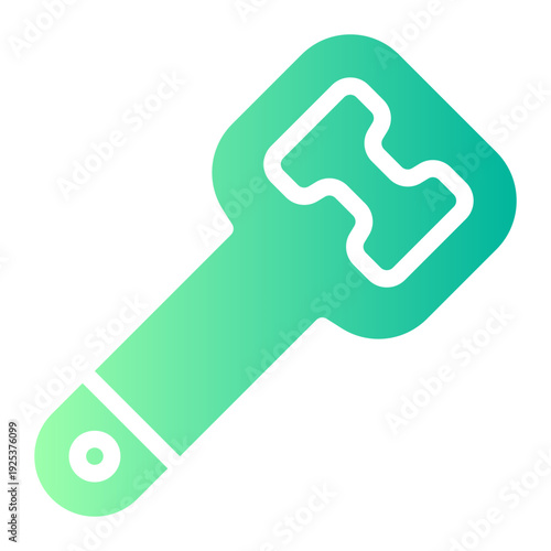 can opener gradient icon