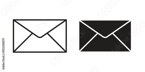Email button icon symbol design template. Vector 10 eps.