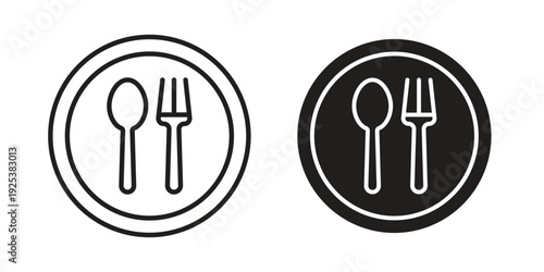Food icon symbol design template. Vector 10 eps.
