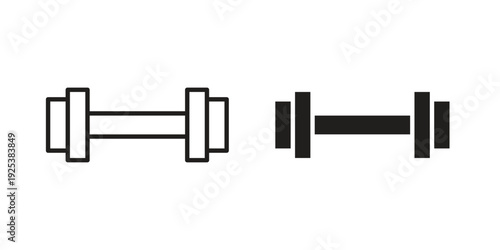 Gym icon symbol design template. Vector 10 eps.