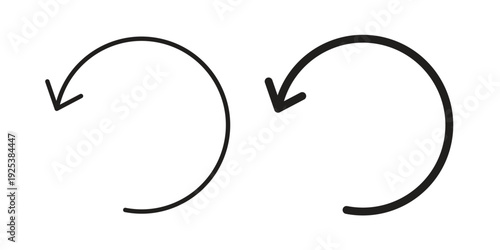 History icon symbol design template. Vector 10 eps.