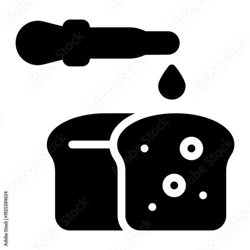 bread glyph icon