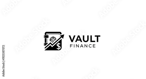 Vault Finance logo design representing secure financial growth and investment strategy