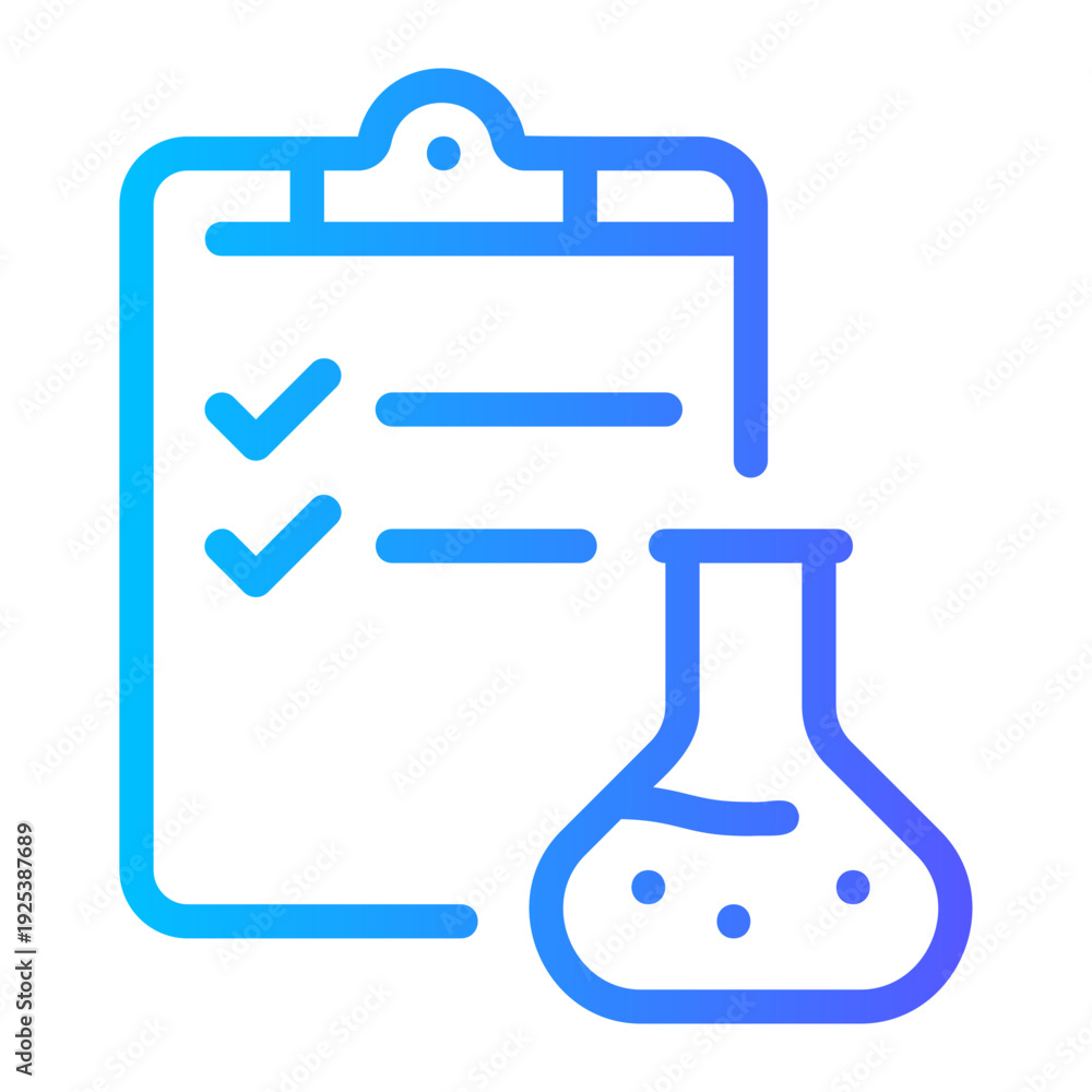 Obraz premium test gradient icon