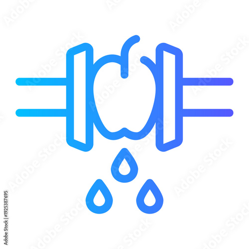 squeeze gradient icon