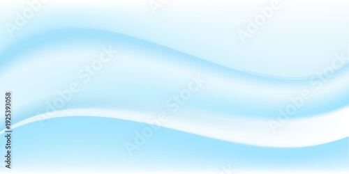 Abstract white wavy glowing lines on a blue background. Futuristic digital high-technology pattern. Health Care concept.