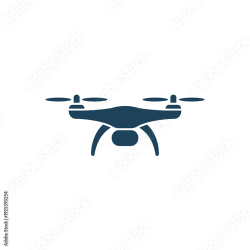 Drone icon represents modern aerial technology used for photography.
