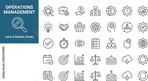 Grid of nine black silhouette icons depicting distinct desert rock formations including mesas, buttes, spires, and arches for geological and landscape design illustration