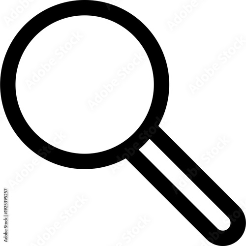Search Vector Line Icon