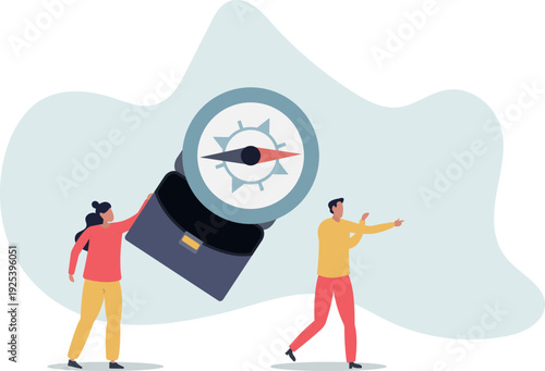 Women leadership, successful female lead business direction or lady visionary to achieve goals concept,person's life situation and his activities.