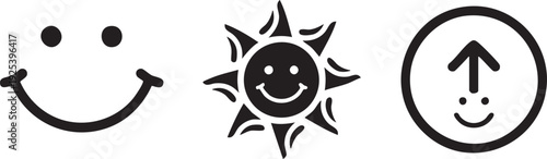 Positive Happiness Joy Smile Emotion Personal Wellness Graphic