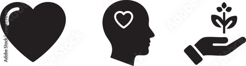 Heart Love Self Care Emotional Wellness Health Illustration