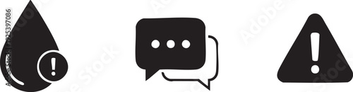 Digital Leak Warning Message Popup Alert System Graphic