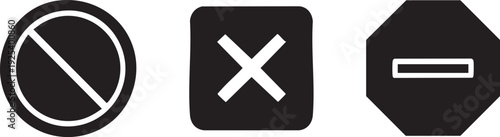 Restricted Blocked No Entry Warning Signal Forbidden Icon