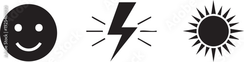 Positive Smiling Energy Bright Wellness Mindset Growth Graphic