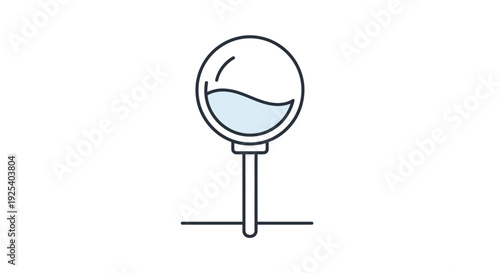 Medical IV drip bag with saline solution, healthcare infusion therapy icon