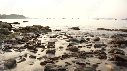 sea, coast, beach, sunset, ocean, landscape, water, rock, seascape, nature, sky, sunrise, rocks, wave, shore, coastline, stone, sun, summer, horizon, clouds, vacation, travel, waves, dusk