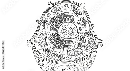 Animal Cell Diagram - Detailed Structure of a Biological Cell