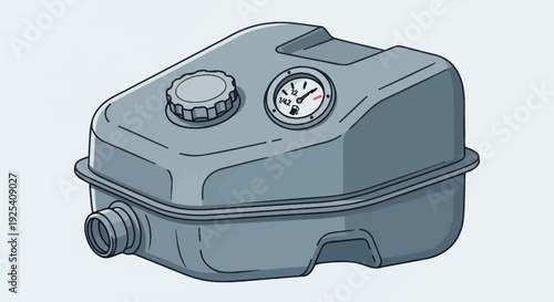 Gray Water Pressure Tank with Gauge.