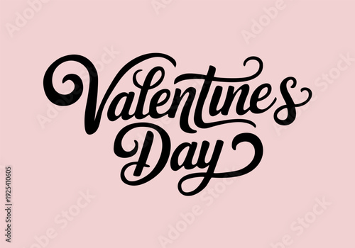 Valentine's Day text .Valentine's Day Calligraphic Symbols. Handwritten typography collection for Valentine's Day.