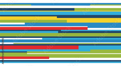 Dynamic abstract pattern with colorful horizontal broken lines creating a modern visual texture ideal for digital applications