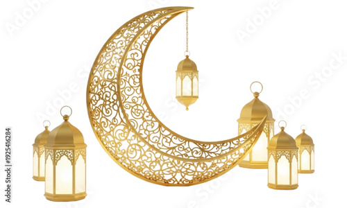 golden chandelier in a mosque